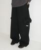 Ronron Ribbon Pocket Cargo Denim Pants Black