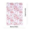 10pcs Antique Flower Packaging Paper Floral Pattern Gift Packaging Paper  Room Decor