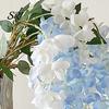 Decorative Flowers Artificial Wisteria Flower Fake Hanging Vine with Long Stem Wedding Faux Bouquet for Tall Vase Home Party Decor Floral Arrangement