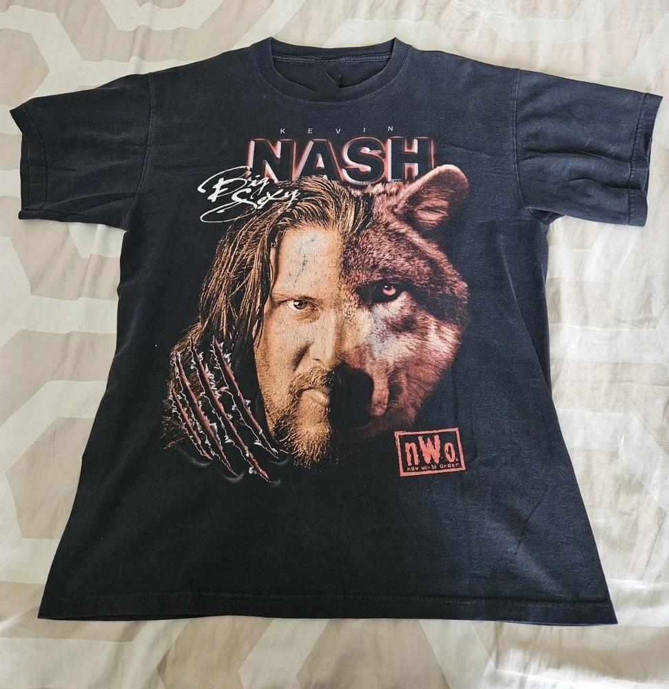 Vintage Kevin Nash Nwo Shirt  reprint cotton black short sleeve  CM088 Unisex T-Shirt S