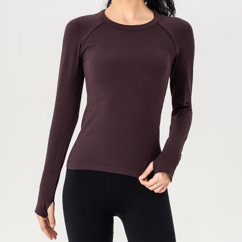 WEZHO Women s Long Sleeve Breathable Fitness Top