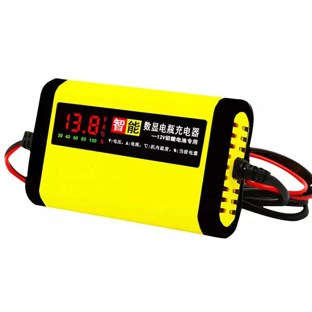 

НОВОЕ ВЫСОКОКАЧЕСТВЕННОЕ полностью автоматическое зарядное устройство для автомобильного аккумулятора с цифровым ЖК-дисплеем, 2 А, быстрая зарядка, 3 этапа, свинцово-кислотные AGM-гелевые зарядные устройства для аккумуляторов