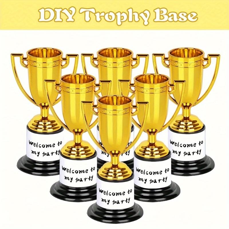 6Pcs Award Trophies Cups Soccer Medals Prize Cup Basketball Football Winners Gifts for Game School Rewarding Supplies