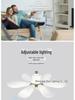 E27 Smart Silent Ceiling Fan Light for Bedroom & Restaurant
