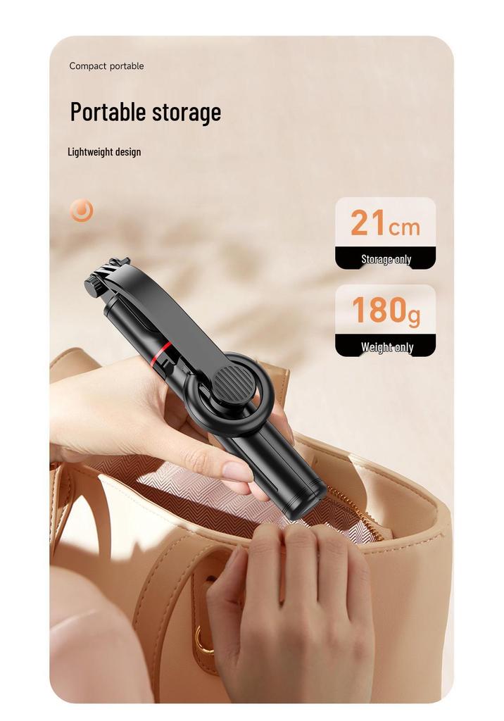 L20 Magnetic Bluetooth Selfie Stick & Tripod with Fill Light