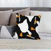 Lustiges Messer Gans Kissenbezug Kurzplüsch Beidseitiger Druck Quadratische Zierkissenbezüge Sofa Heim Kissen Dekor