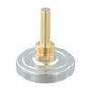 Bimetallic Thermometer  63mm Stainless Steel Case With Sleeve 1/2 Inch For Heating Boiler Temperature Gauge Meter