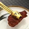 Multi-functional Food Grade BBQ Clip 304 Stainless Steel Non-slip Ice Cube Clamp Silver Gold Grill Tongs Kitchen Utensils