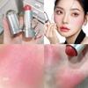 Silver Tube Blush Stick Moisturizing Haze Lips and Cheeks Dual-purpose Blush Cream Color Showing Natural Matte Solid Blush Creams Rouge Lipstick 7g