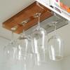 Non-drilled Installation Stemware Organizer Upside-down Rack Hanging Cup Holder  Dining Room