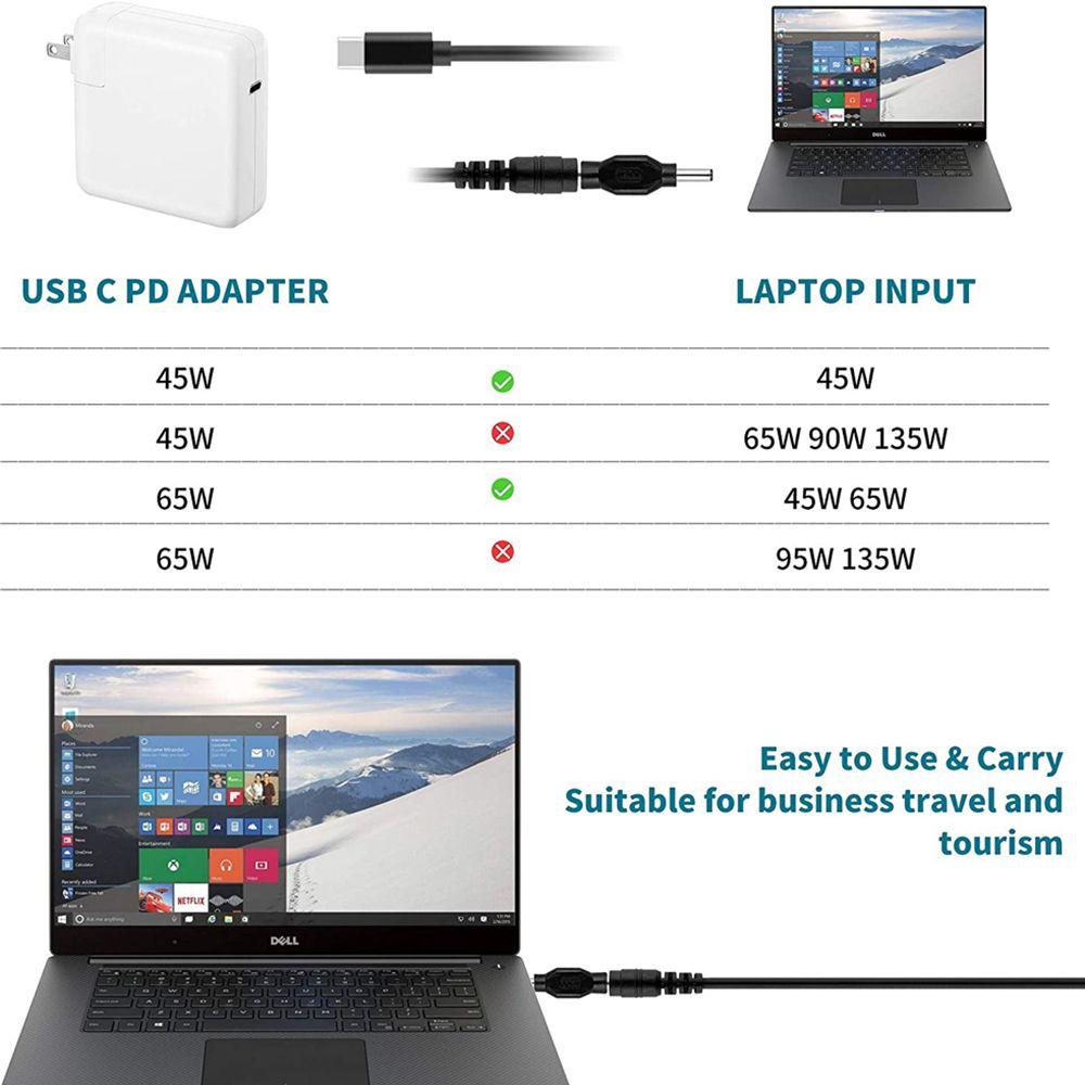 Adapter Charging Cord DC Connector USB To DC Jack Interchangeable Plugs DC Power Supply Adapter