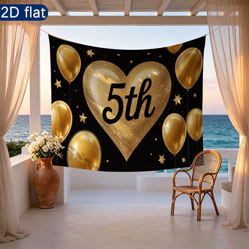 Party Backdrop Heart Photo Booth Background Front Door Decor