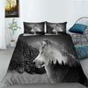 Shopify Bedding Two Three Piece Wolf 3D Digital Printing Polyester