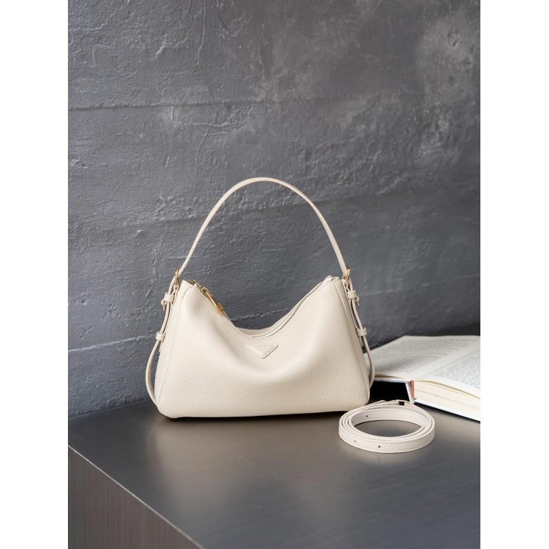 Minimalist Korean-Style Single Shoulder Crossbody Bag Women Soft Genuine Leather Daily Commute