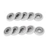 Delar Dörrhjul Kapslingar Duschkabiner Duschdörrhjul Diameter 10 st 19/23/25 mm 6 mm Nylon+Kolstål För