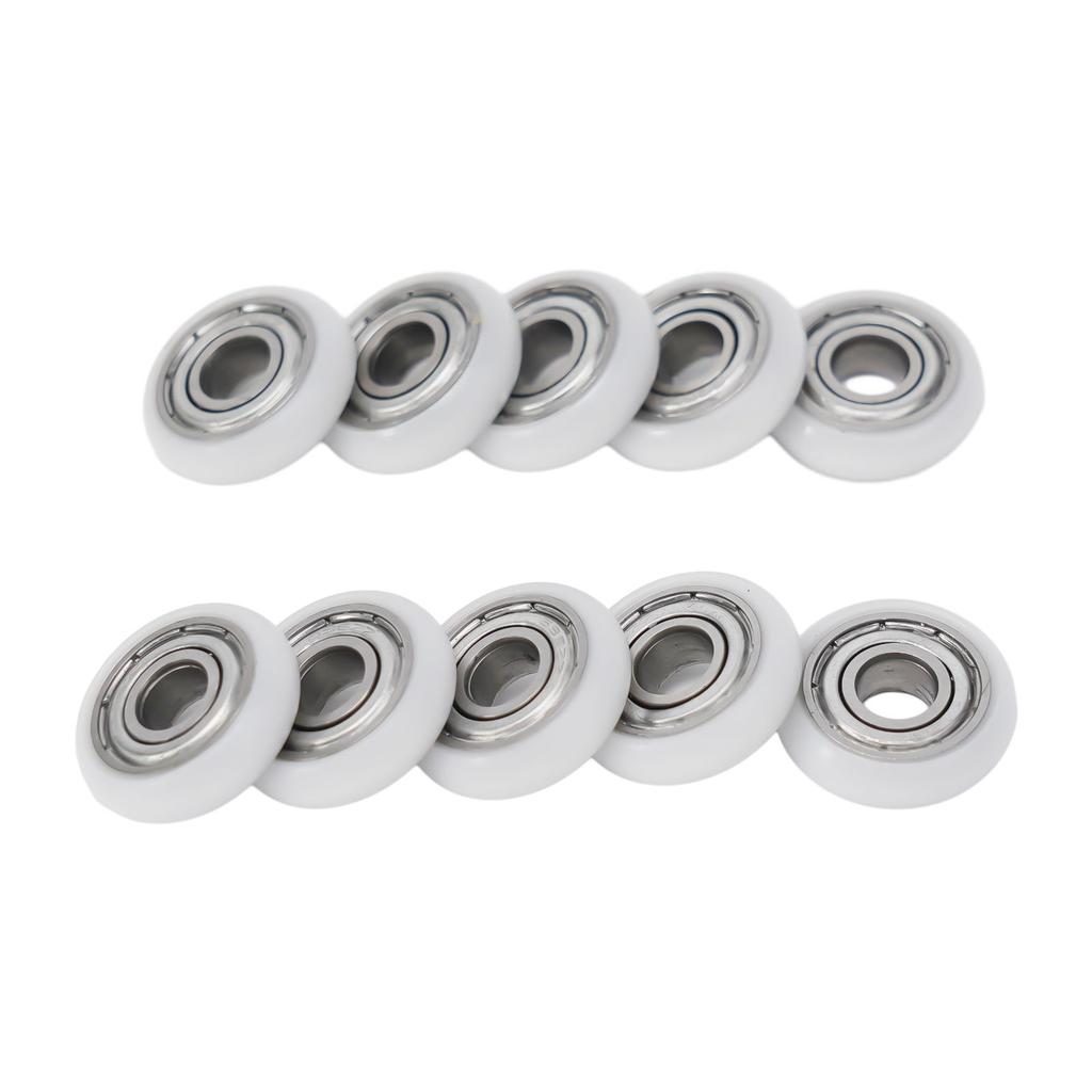 Delar Dörrhjul Kapslingar Duschkabiner Duschdörrhjul Diameter 10 st 19/23/25 mm 6 mm Nylon+Kolstål För