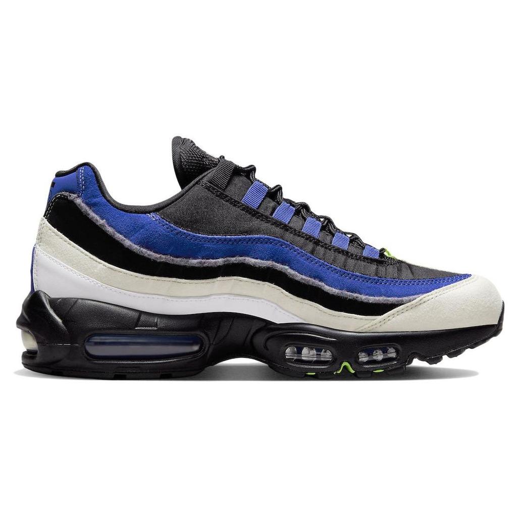 Nike Air Max 95 SE Double Swoosh - Black Game Royal Men Sneakers Sail White DQ0268-001