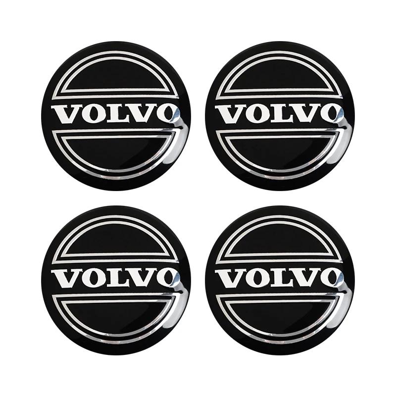 4 Stück 64mm Volvo Radnabenkappe Nabenkappe Abzeichen Emblem Aufkleber Autozubehör Für Volvo S40 S60 S80L XC60 XC90 V40 V60 V50 V90