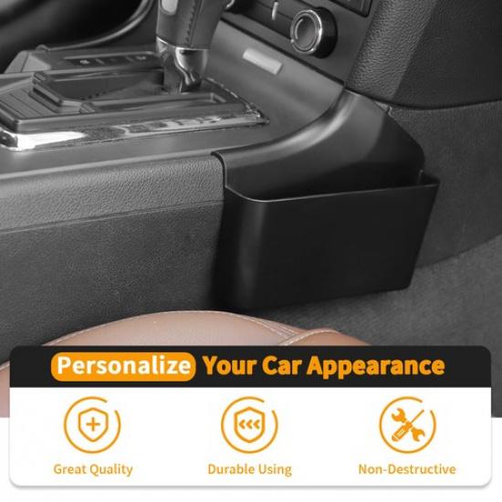 2x Door Side Storage Box Handle Pocket Phone Accessories for Ford Mustang 10-14