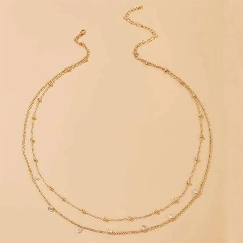 Classic Retro Cute Water Droplet Waist Belly Chain for Women Summer Beach Sexy Simple Body Chain Vacation Jewelry Accessories
