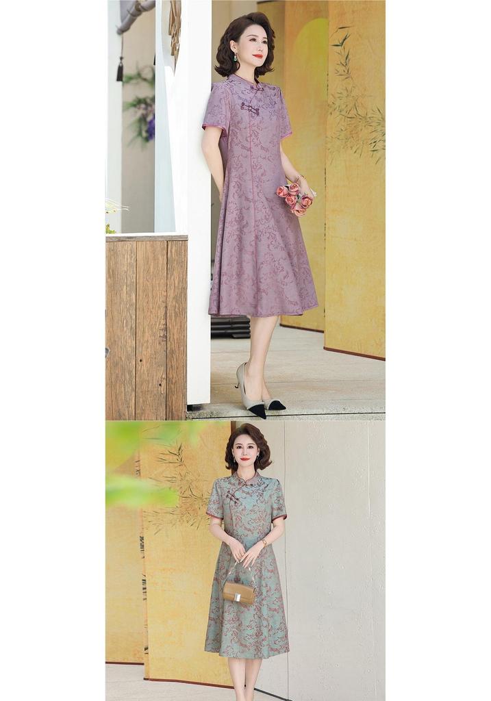 2026 Fashionable Summer Dresses for Middle-Aged and Elderly Women - Elegant, Age-Reducing Styles for Moms