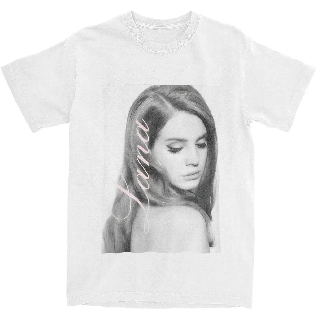 Lana Del Rey Grafikdruck T-Shirt Hohe Qualität Herren und Damen T-Shirt Geschenk Kreatives T-Shirt Baumwollkleidung Oversized