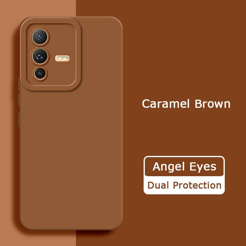 

Чехол для телефона из жидкого силикона с ангельскими глазками для VIVO V23 Pro 5G, мягкий чехол для мобильного телефона VIVOV23 V 23 V23Pro, защитная сумка на 360 градусов VIVO V23 5G