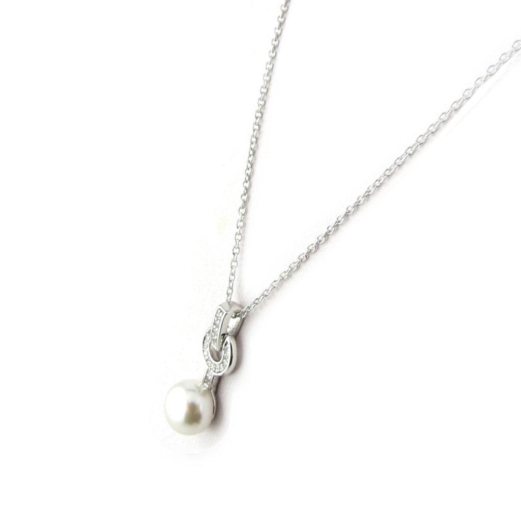 Les Trésors De Lily [L9541] - Silver Necklace 'Sissi' Silver-white (rhodium-plated) - 20x7 Mm
