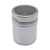 1PC stainless steel dusting can seasoning bottle dense hole loose powder sieve coffee sieve cylinder baking flour bottle sugar powder sieve