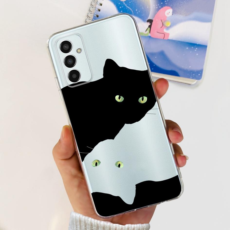 For Samsung Galaxy M13 Case M 13 2022 Cover SM-M135F Lovely Astronaut Clear Soft Silicone Shockproof Bumper For Samsung F13 Capa