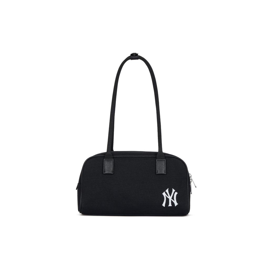 New MLB New York Yankees Cotton Crossbody Bag Shoulder Bag Shoulder Bag Toast Bowling Bag Regular Unisex Black 3ABQL014N-50BKS
