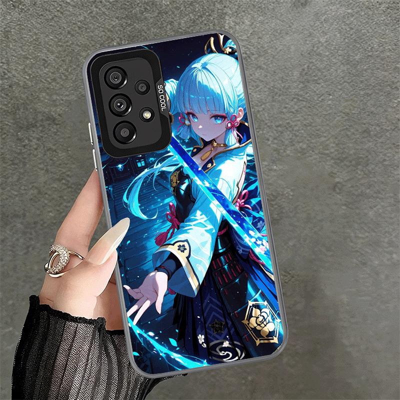 Genshin Impact Kamisato Ayaka Soft Phone Case for Samsung A17 A16 A15 A14 A13 A57 A56 A55 A54 A53 A37 A36 A35 A34 A33 A26 A25 A2