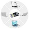 5Pcs LED Lamp 0.2W Reading Book Light USB Night Light Pocket Card LED Keychains Lamp