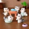 Gift Ornament Mini Home Decor Figurines Miniature Cute Cat Garden kitten For Kids Children Baby Room Decoration Toy Home Decor