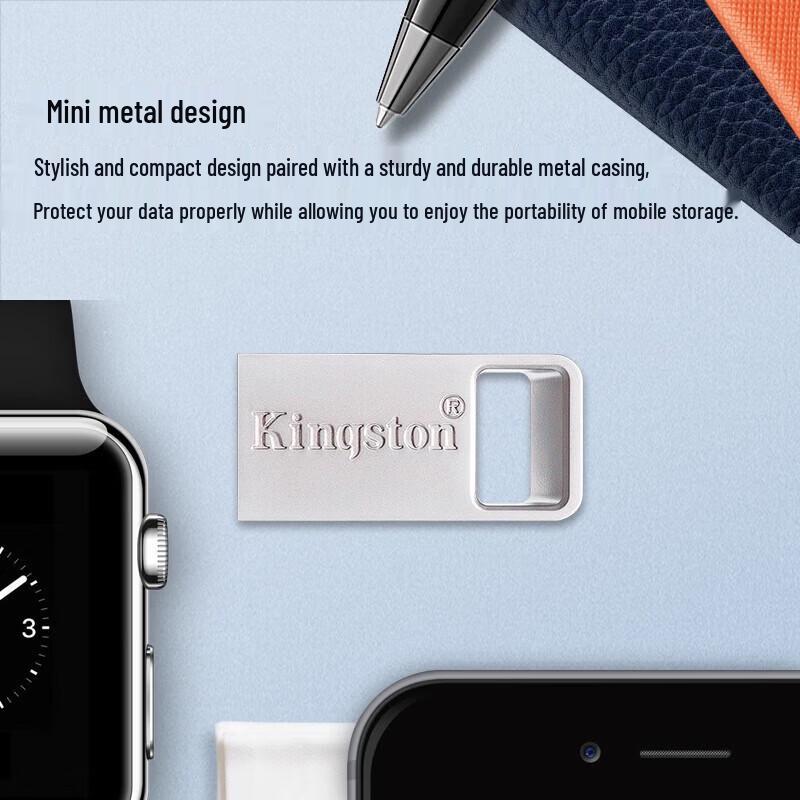 Kingston DTMC3G2 128GB USB 3.2 Gen 1 Metal Flash Drive