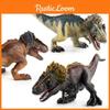 Realistisches PVC-Modell eines Jurassic-Dinosauriers, massive T-Rex-Figur in dynamischem Blau