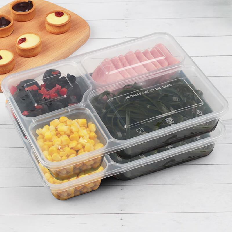 

Disposable 4-Compartment Meal Prep Containers