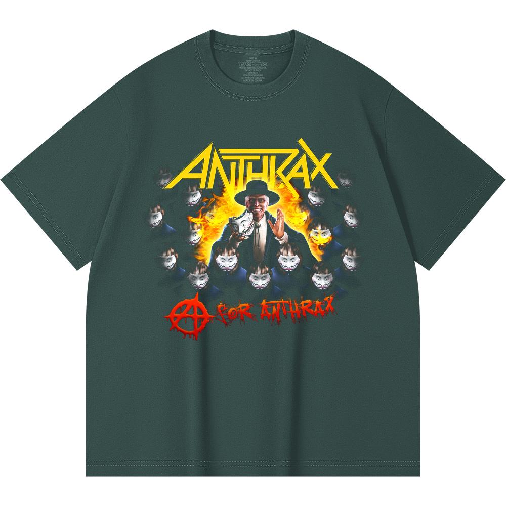 230 g/m² 100% Baumwolle Heavy Metal T-Shirt Rockband Beliebte Musik Druck Unisex Schweres Baumwoll-T-Shirt