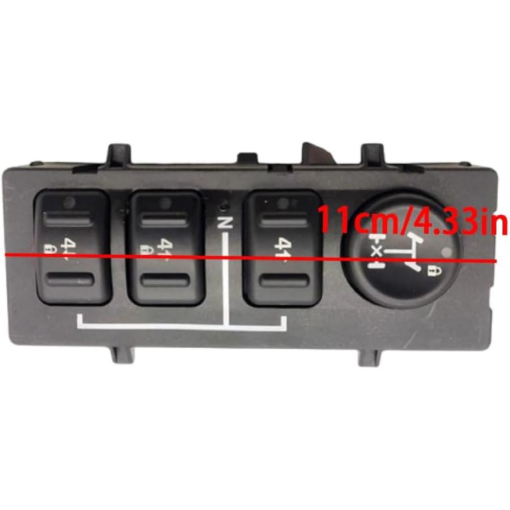 Riloer 4X4 Transfer Case Selector Switch, 4 Wheel Drive Selecto Replacement, Compatible with Hummer H2 2003-2007,19259310, 15127829
