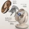 Mini ventilador portátil de escritorio recargable USB con rotación silenciosa para oficina y hogar