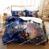 Set Biancheria da Letto 3D Gioco Ratchet & Clank Rift Apart Set Letto Stampato Copripiumino Lenzuolo Federa Letto Trapunta Morbida Matrimoniale Queen King Size