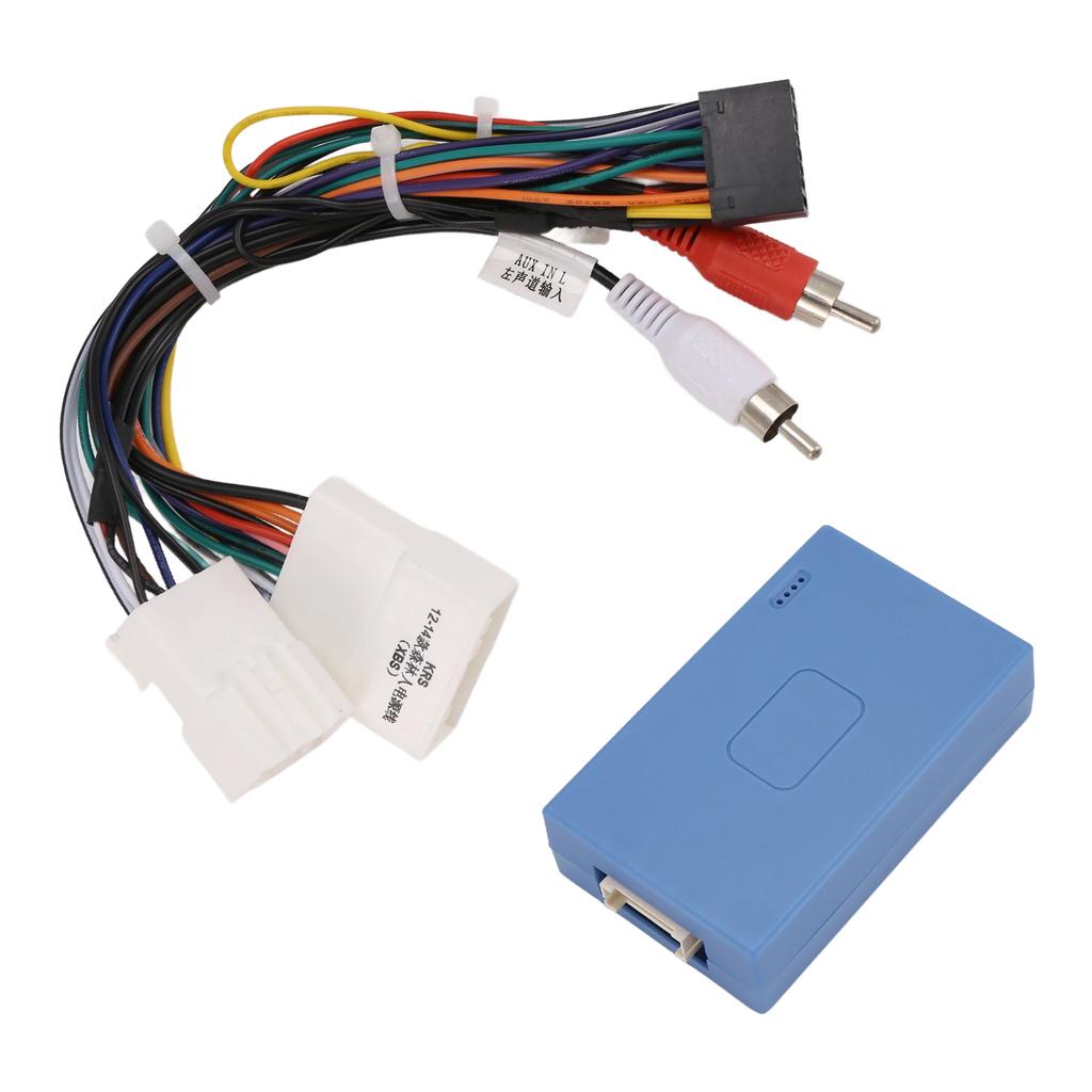 Portable Car 16Pin Wiring Harness Adapter Canbus Box Decoder Android Radio Power Cable For Subaru Forester 2012-2015