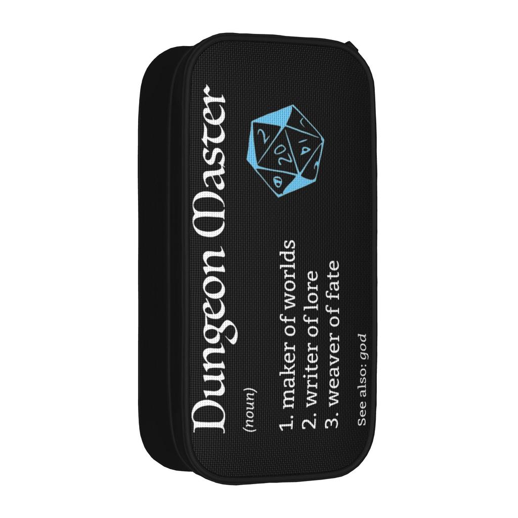 DM Definition Dungeons DND Pencil Case New Dungeon Master Pen Bag Girl Boy Large Storage Students School Gift Pencil Box