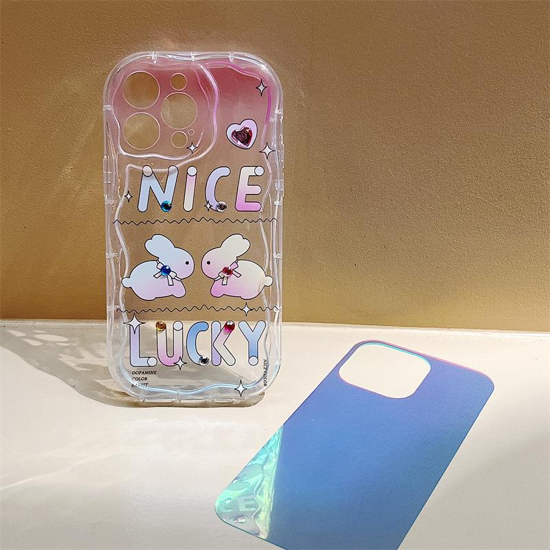 Zhitai Cartoon Cream Pattern Mobile Case for iPhone 12/14/15/16Pro, Compatible with XS/678 Models.