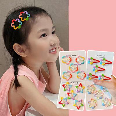 5 PEZZI Nuovi Adorabili Fermagli per Capelli a Forma di Fiore Color Caramella per Ragazze, Forcine per Capelli per Bambini, Copricapo, Pinze per Capelli, Accessori per Capelli