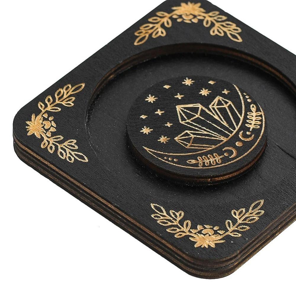 Wooden DIY Jewelry Display Base Reusable Wooden Bracelet Tray Crystal Stone Base  Gift