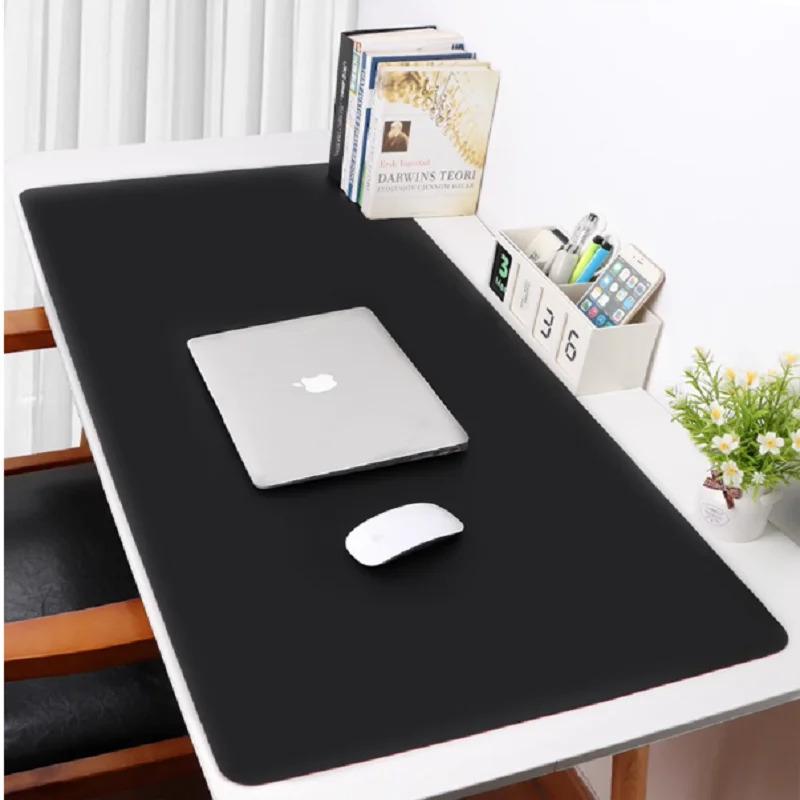 Black Large Soft Comfortable Mouse Pad Anti-Slip Gaming & Office Desk Mat for Students
