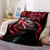 Chainsaw Man Anime Character Print Flannel Blanket Ultra Soft Warm Throw For Couch Bedroom Living Room Indoor Home Decor Gift