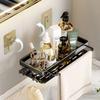 Bathroom Shelf No Drill Wall Mounted Shampoo Bottle Shower Corner Rack Toilet Storage Rack Aluminum Bathroom Kitchen Acssories