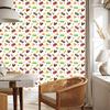 Farm Animals Wallpaper White, Cream and Red 50x1000